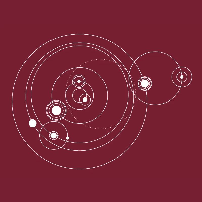 Solar system only (white)