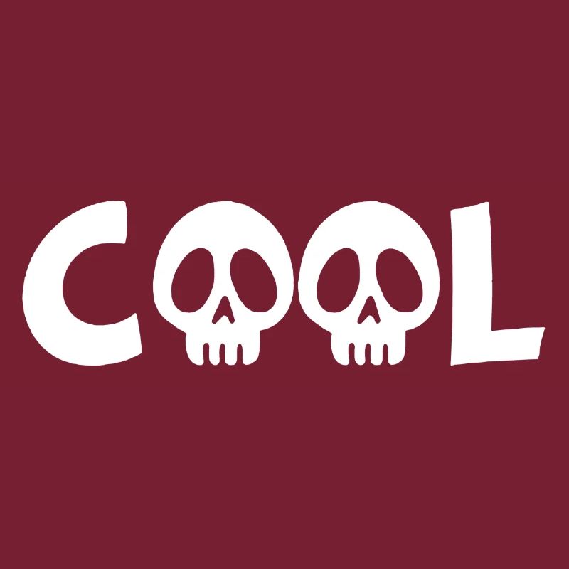 Crâne et cool (blanc)