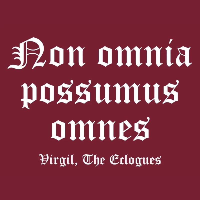 Non omnia possumus Gothic Tee