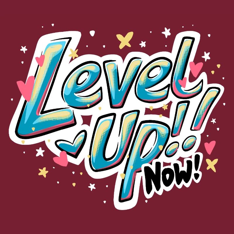 Vibrant Inspirant 'Level up now !' Conception du devis