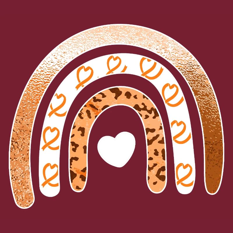 Leopard-Regenbogenherz-Arc