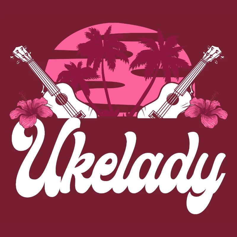 Hawaiian Ukulele Uke Ukelady