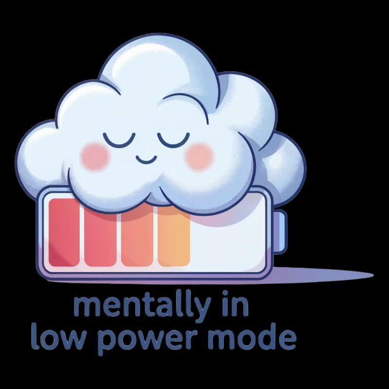 Digital Humor – Mentally in Low Power Mode
