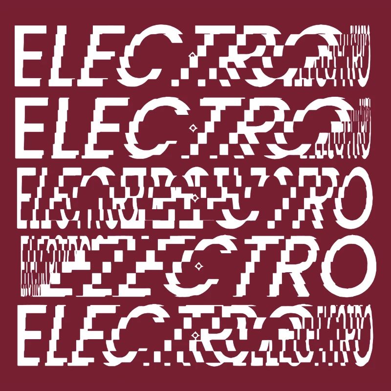 Électro-typographie Glitch