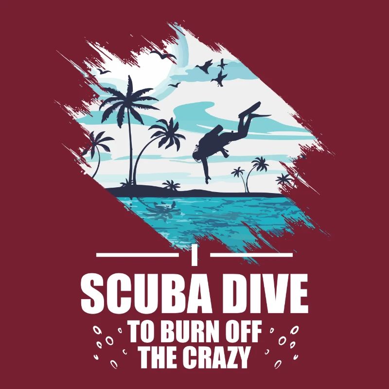 Scuba Diver Speerfischen Design