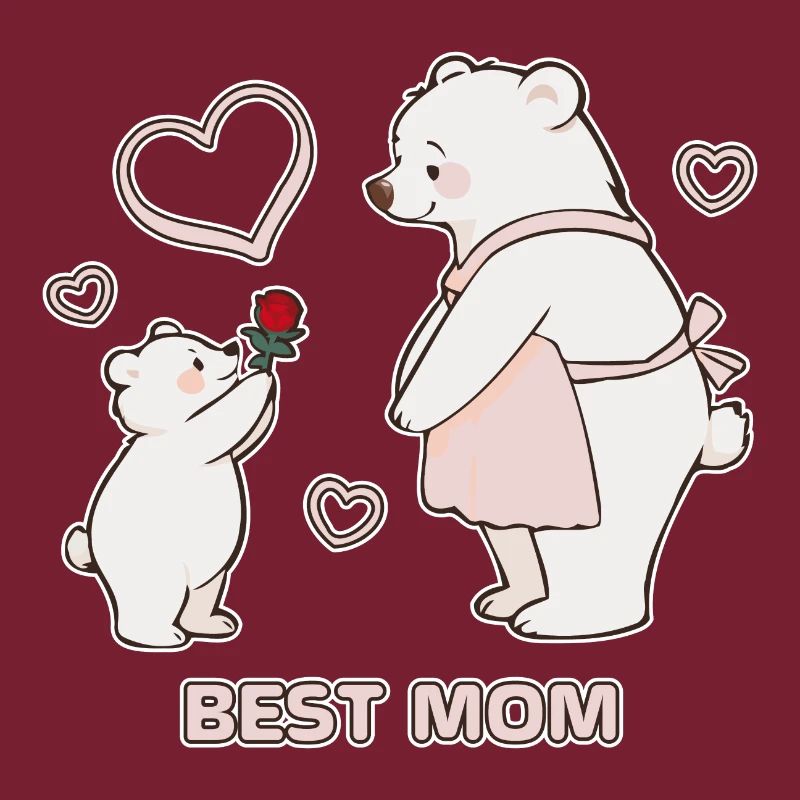 Bären Herzen Beste Mutter Muttertag