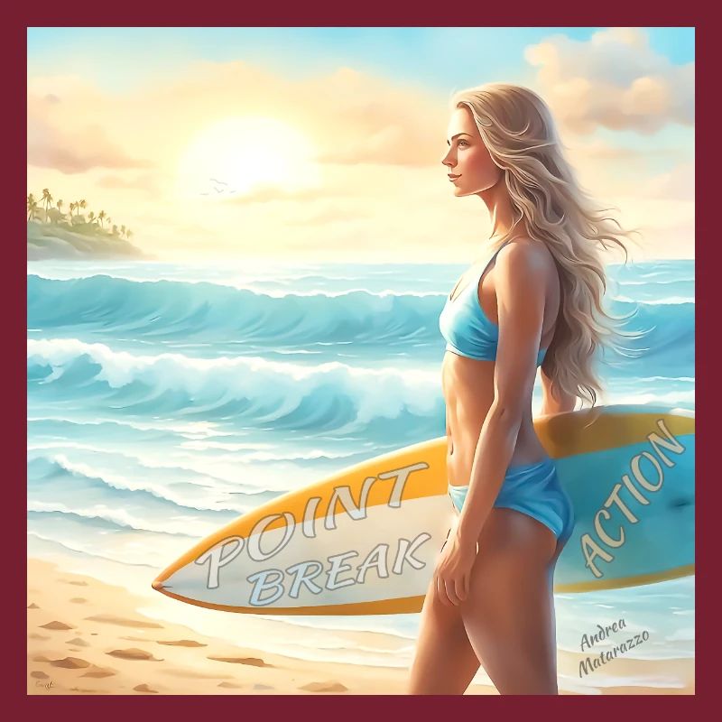 Mädchen Action Surf Point Break 2