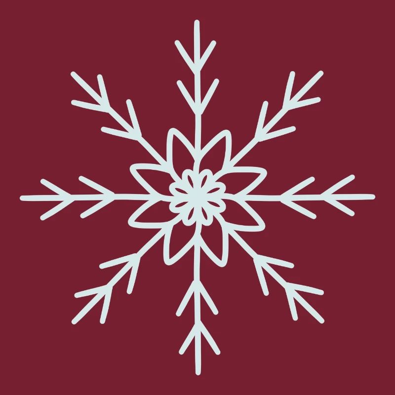 Elegant Snowflake Pattern Design