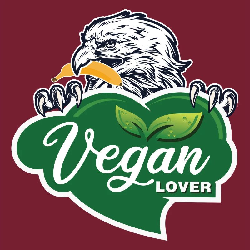 Vegan Lover Eagle Graphic