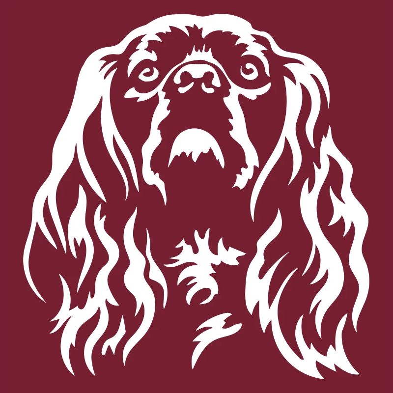 American Cocker SpanielHead « Black Edition »