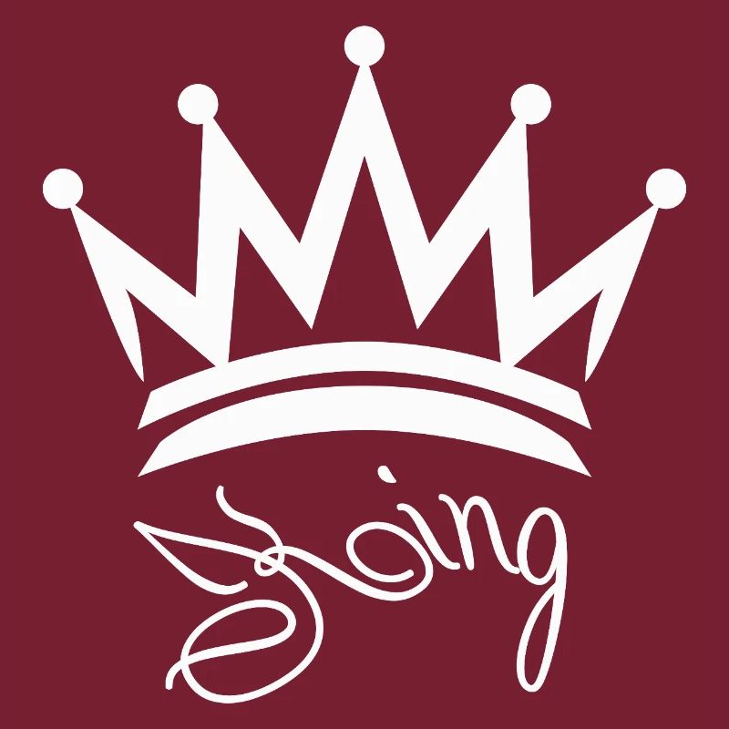 King Valentinstag, Hochzeitstag oder Paar Design