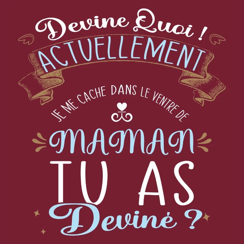Devine quoi ! Je me cache dans le ventre de Maman