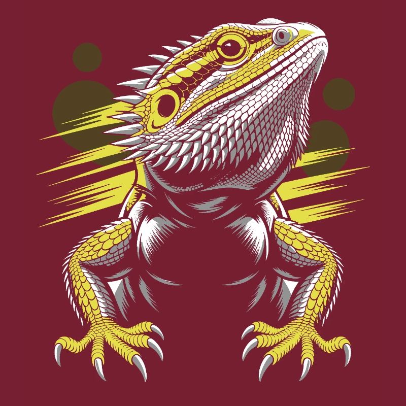 Drachenkopf Bartagame Echse