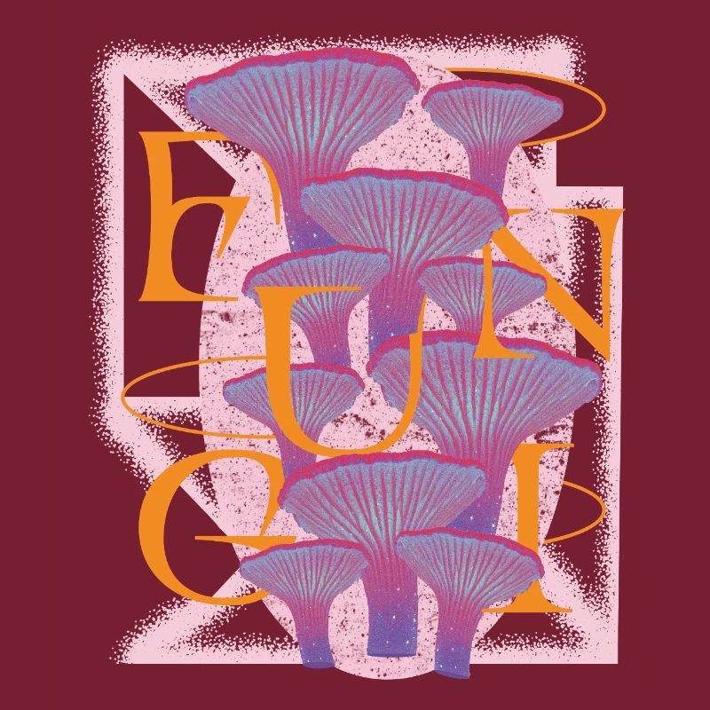 Floraison de champignons psychédéliques