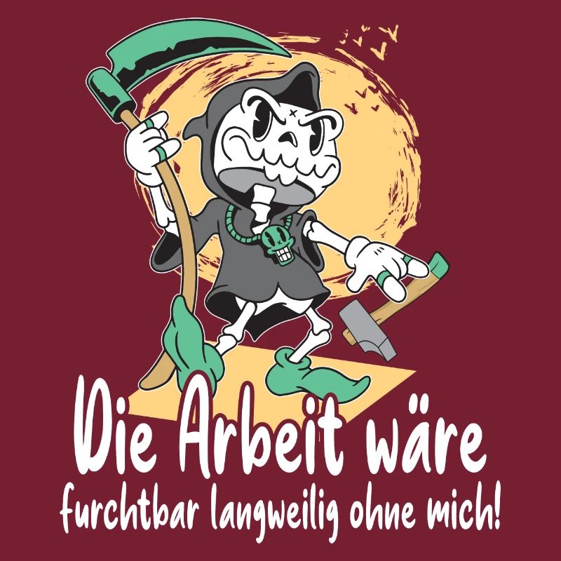 Sensenmann mit Werkzeug