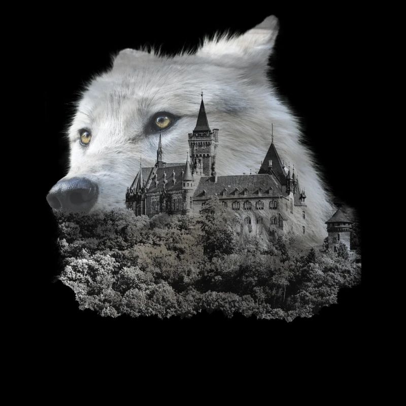 Wolf, Wolfskopf und der Harz