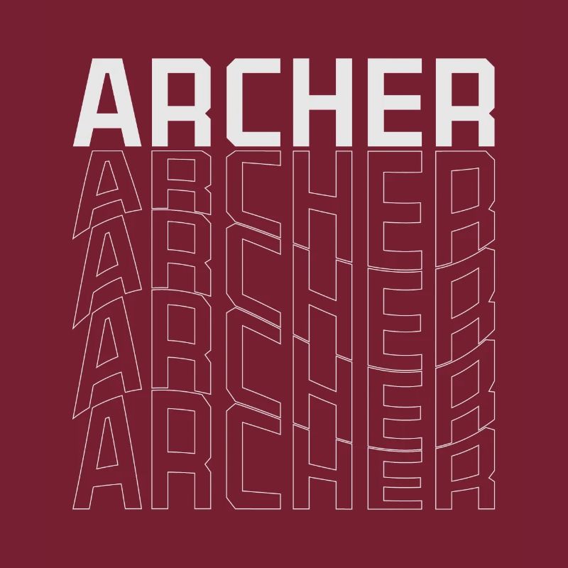 Archer Grid Schriftzug