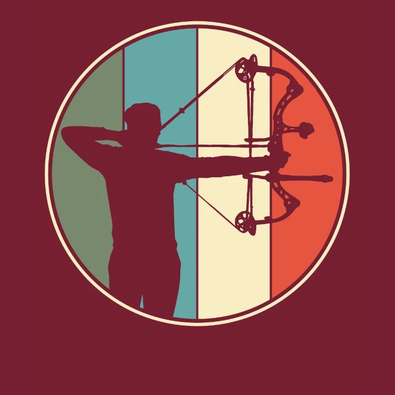 Bogenschießen Bogenjagd Retro
