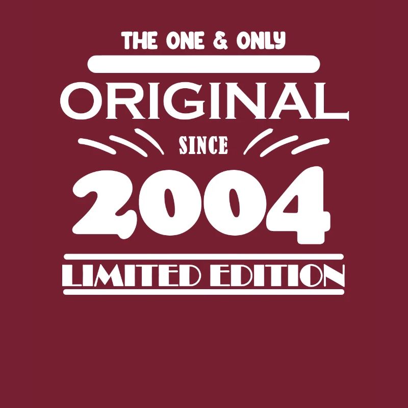 2004 - Né 2004 - Année de naissance 2004