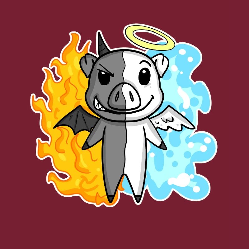 Pig - Angel and Devil