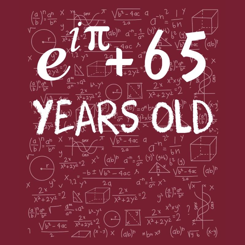 64e anniversaire 64 ans Euler Identité cadeau math