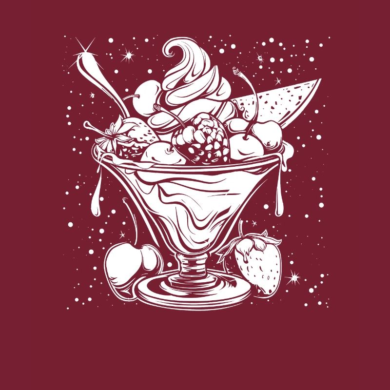 Dessin de coupe glacée
