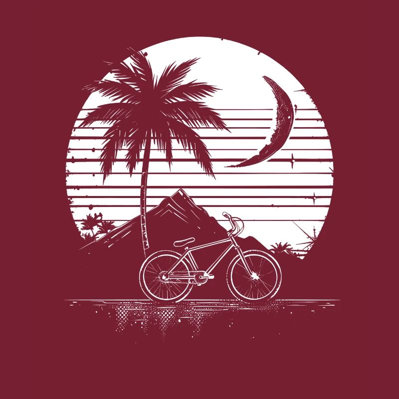 Mountain Biking Drawing