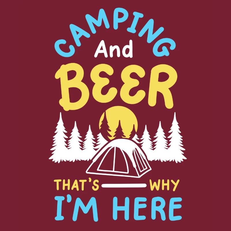 Camping und Bier Camper
