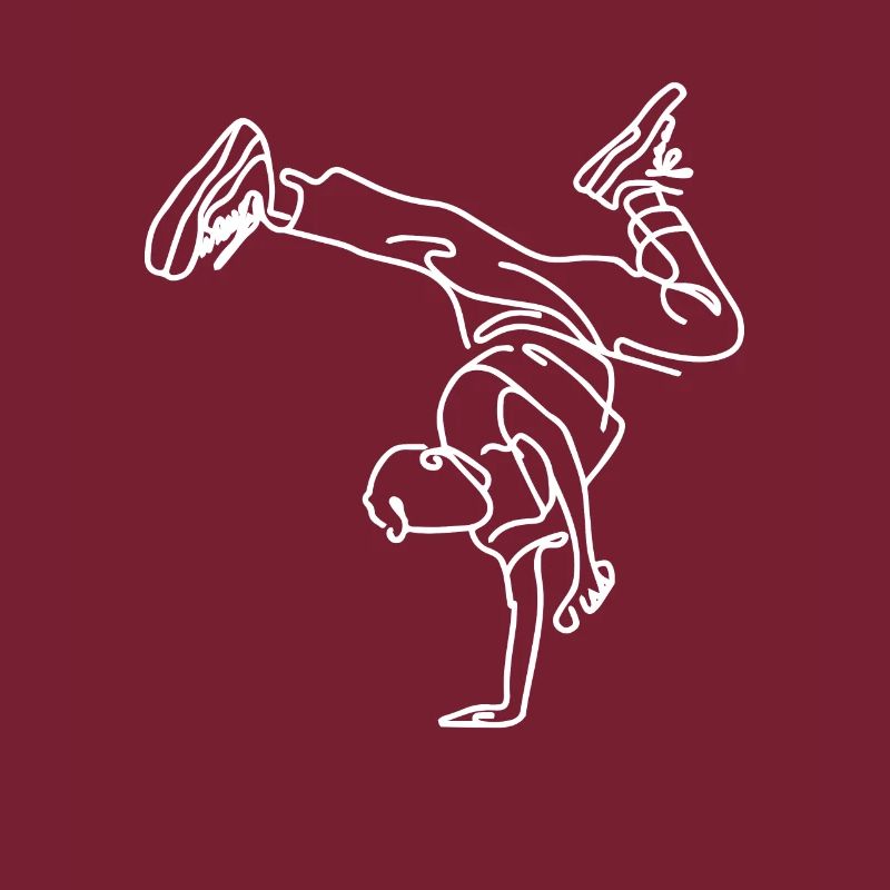 Breakdance Boy Drawing