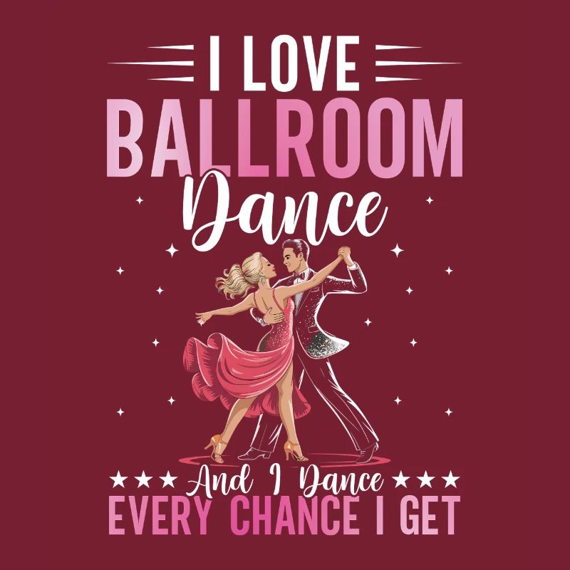 Ballroom Dancer Lovers Dancing Dance School