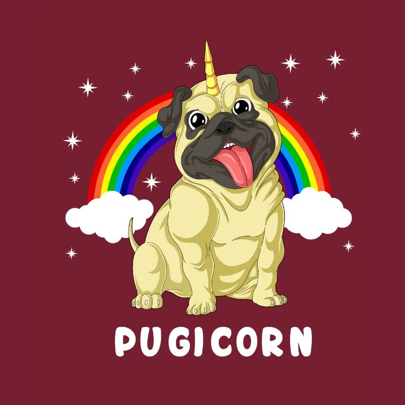 Mops Einhorn