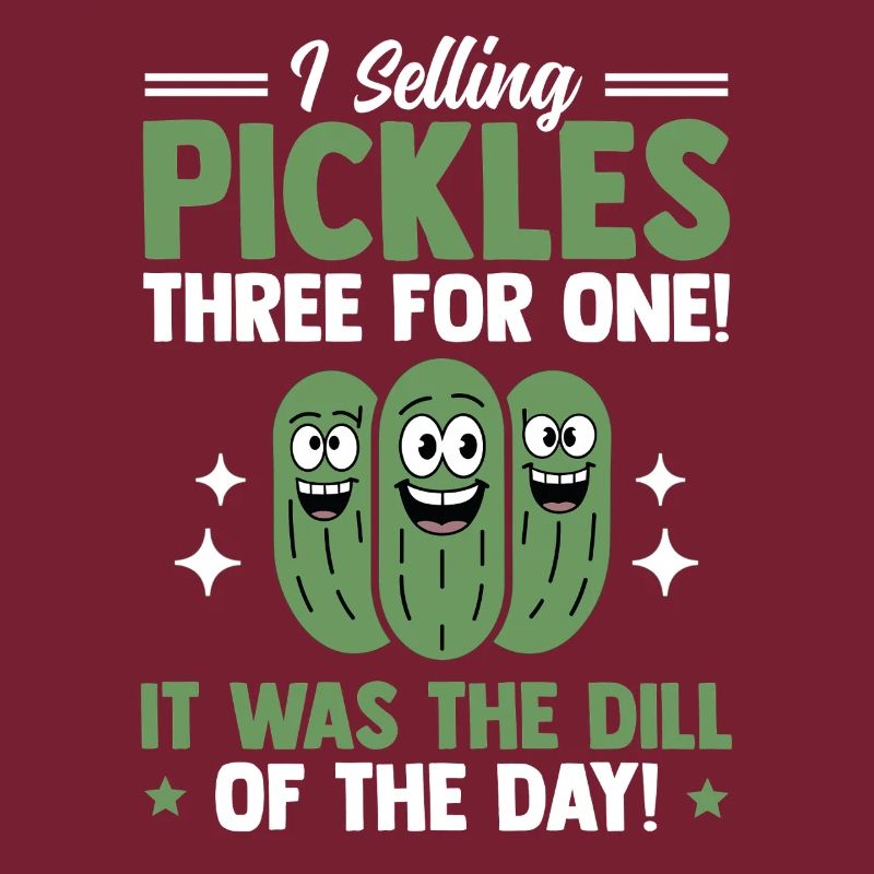 Gurken Verkäufer Essiggurken Dill Gurke Geschenk