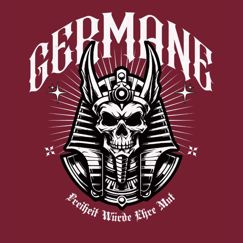 Crowns Skull Warrior Germanic