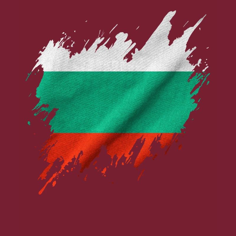 Drapeau bulgare, style déchiré