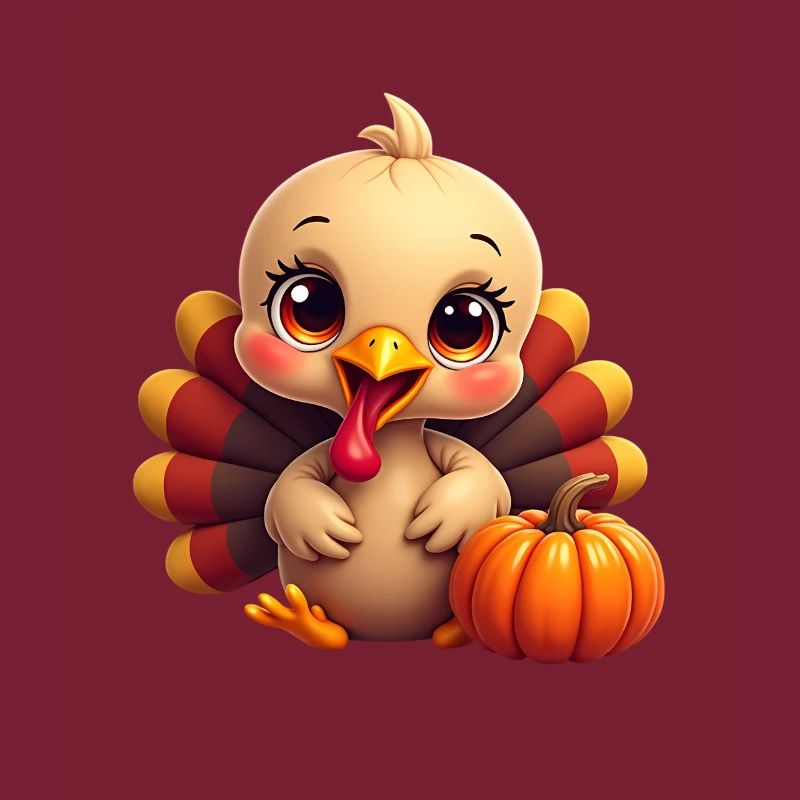 Bébé dinde de Thanksgiving