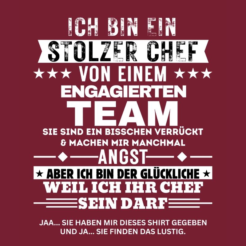 Fier patron d’une équipe dévouée