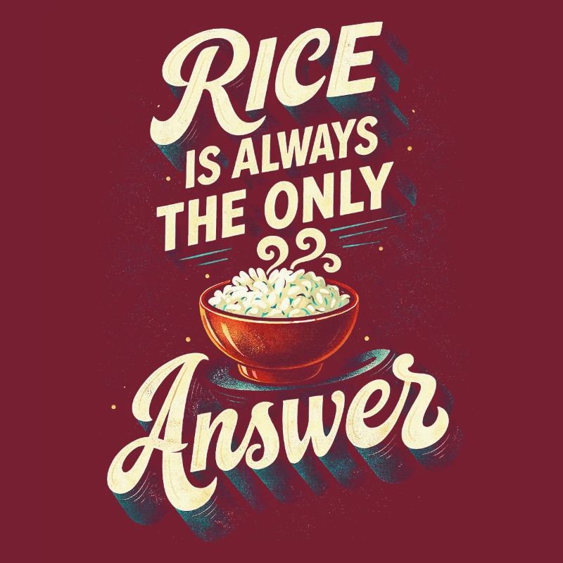 Le riz asiatique est toujours la seule solution
