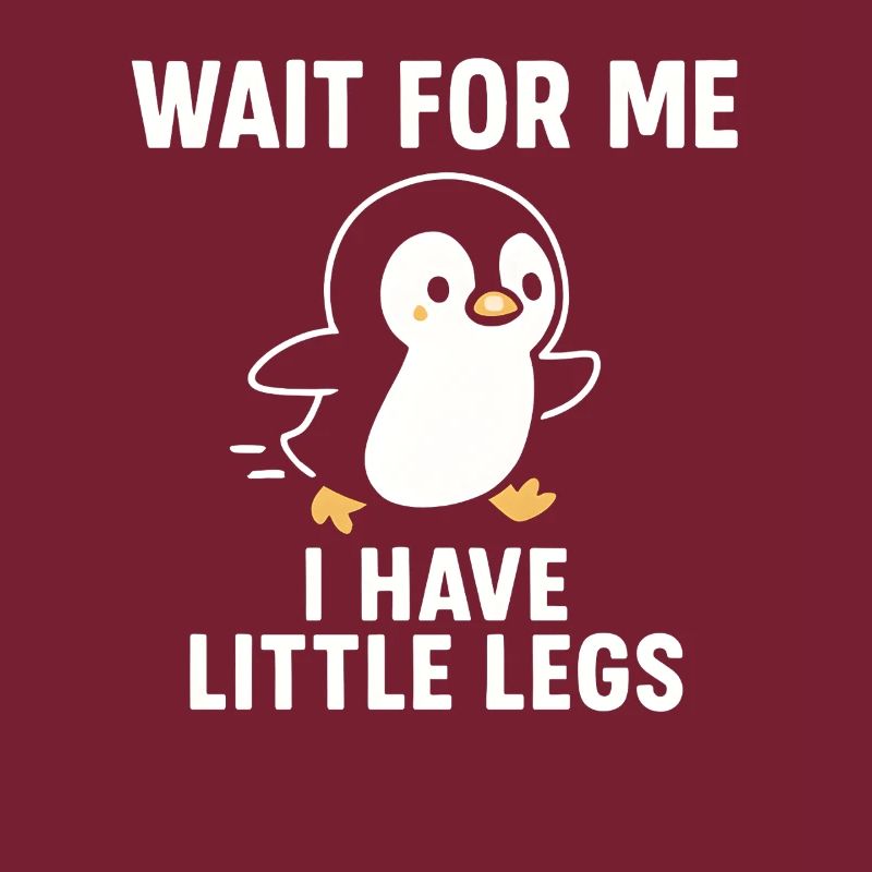 Pinguin Spruch Humor Meme Lustig Geschenkidee