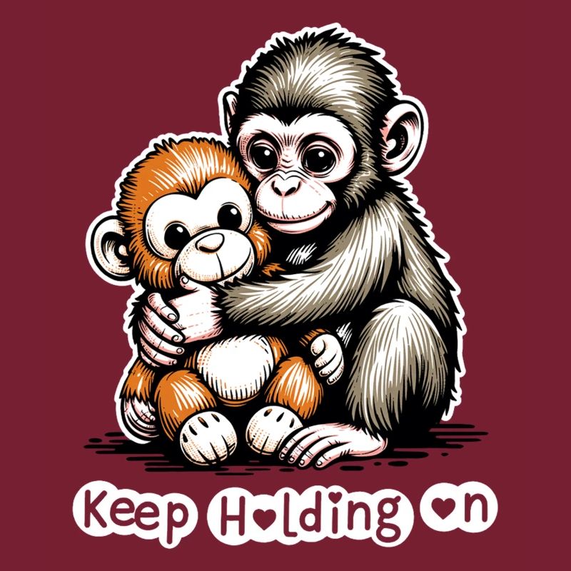 Monkey Hug Duo: Keep Holding On