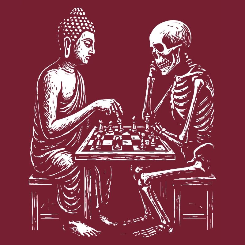 Buddha and Skeleton Chess Encounter Design