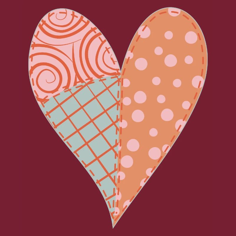 Coeur Patchwork No4