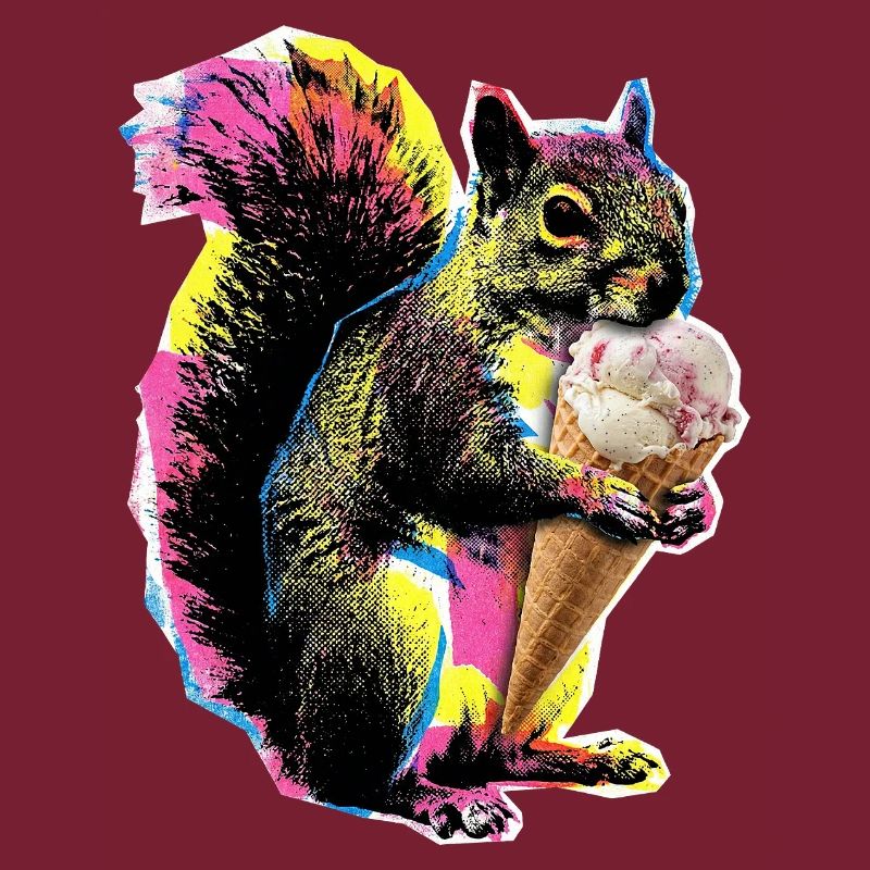 Eichhörnchen Eis