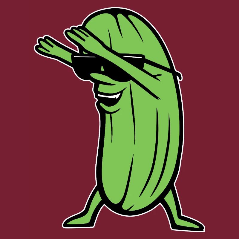 Dabbing Concombre Dabbing Dab Danse Hip-Hop Danse Pose