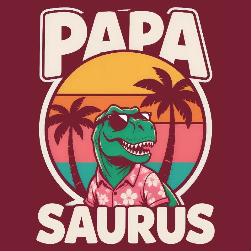 Papa Saurus Rex Dinosaurier Vatertag Geschenk