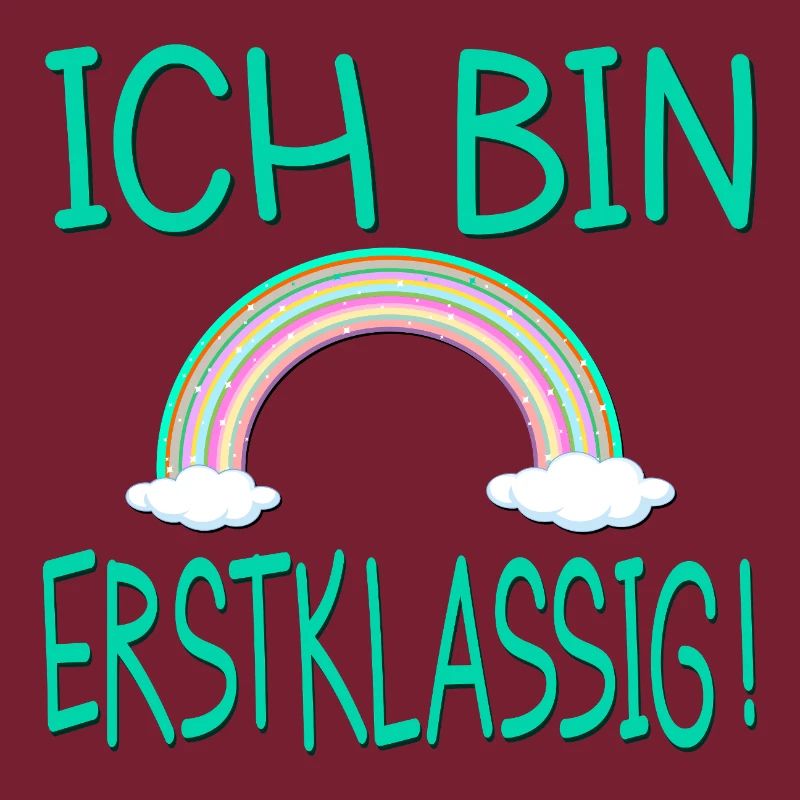 Ich bin erstklassig Regenbogen 1. Klasse