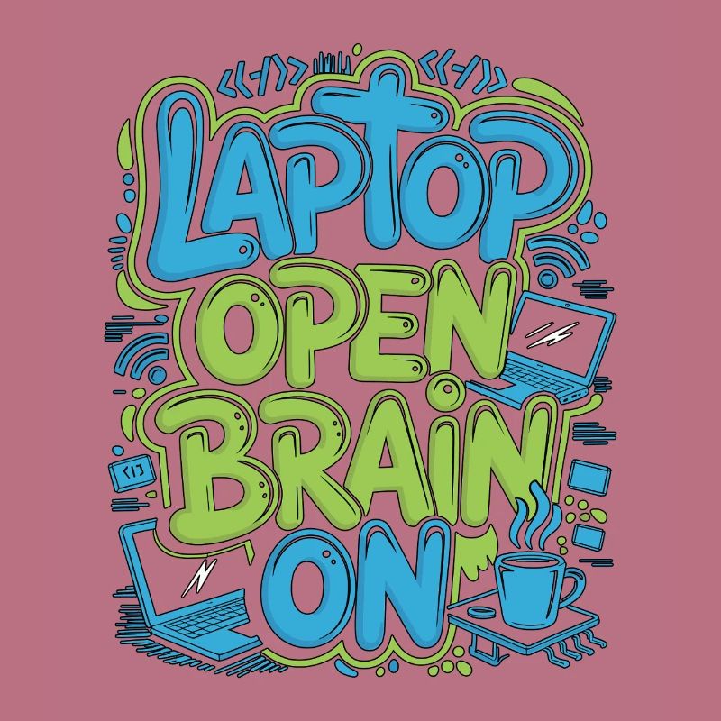 Remote Developer Laptop Open Brain On Remote Coder