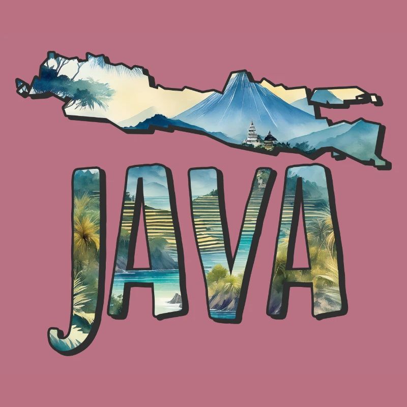 Watercolor Map Java