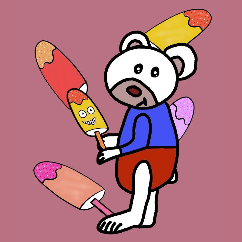 Eisbär Eisbären Eiskrem Eis Kinder Bär 