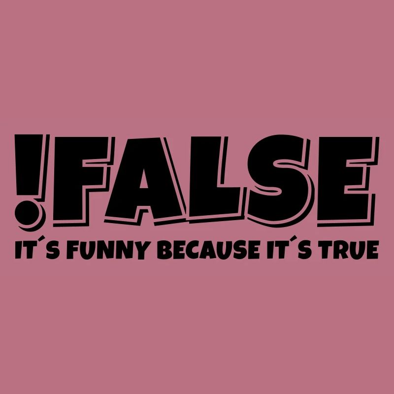 False True Programmierer Spruch