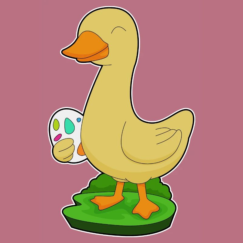 Duck Easter Easter Egg